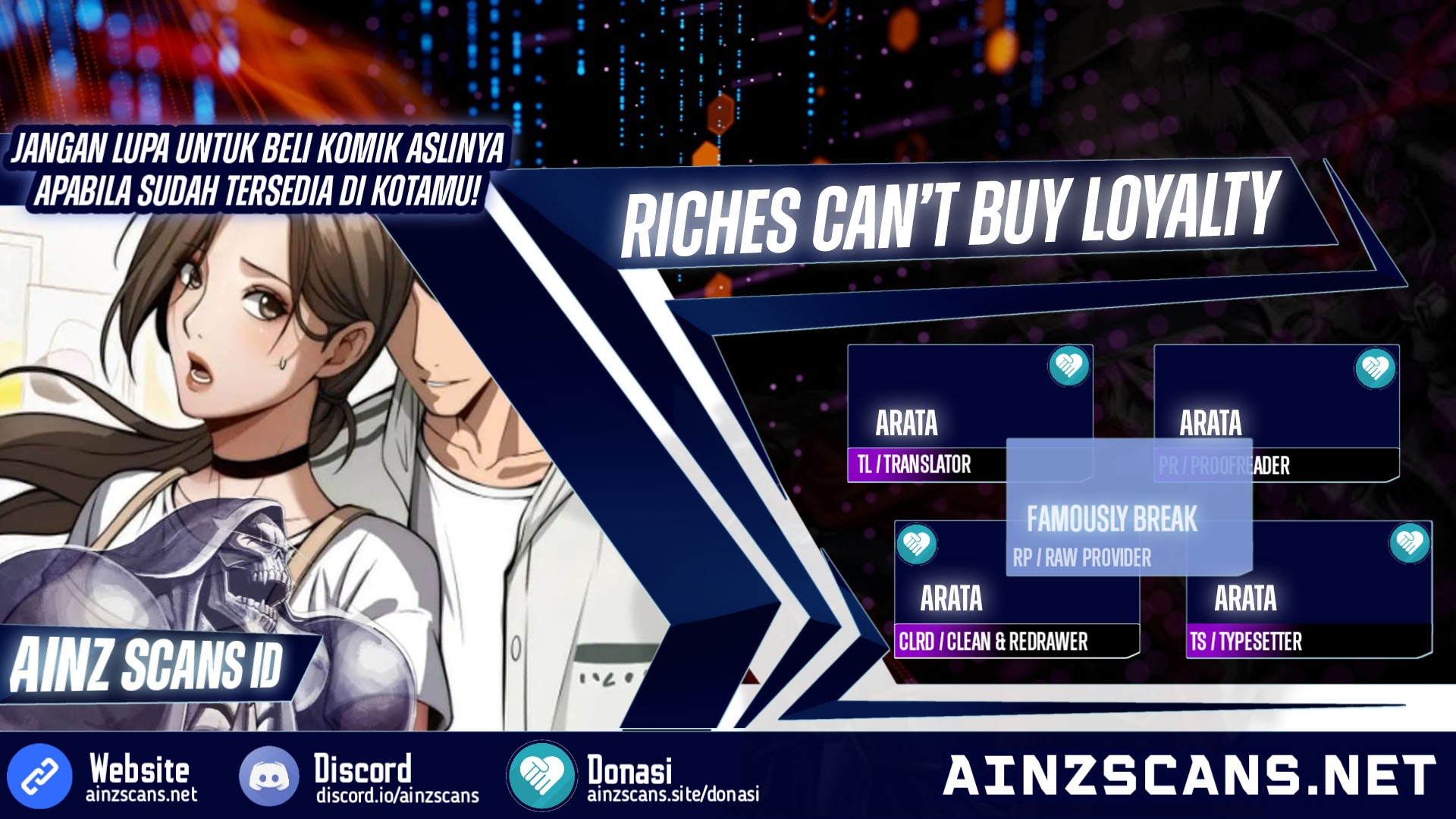 Riches Can’t Buy Loyalty Chapter 32 Bahasa Indonesia