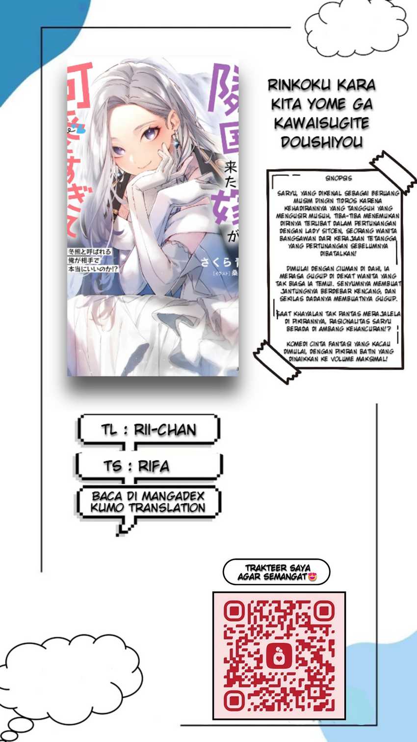 Rinkoku kara Kita Yome ga Kawaisugite Doushiyou Chapter 05 Bahasa Indonesia