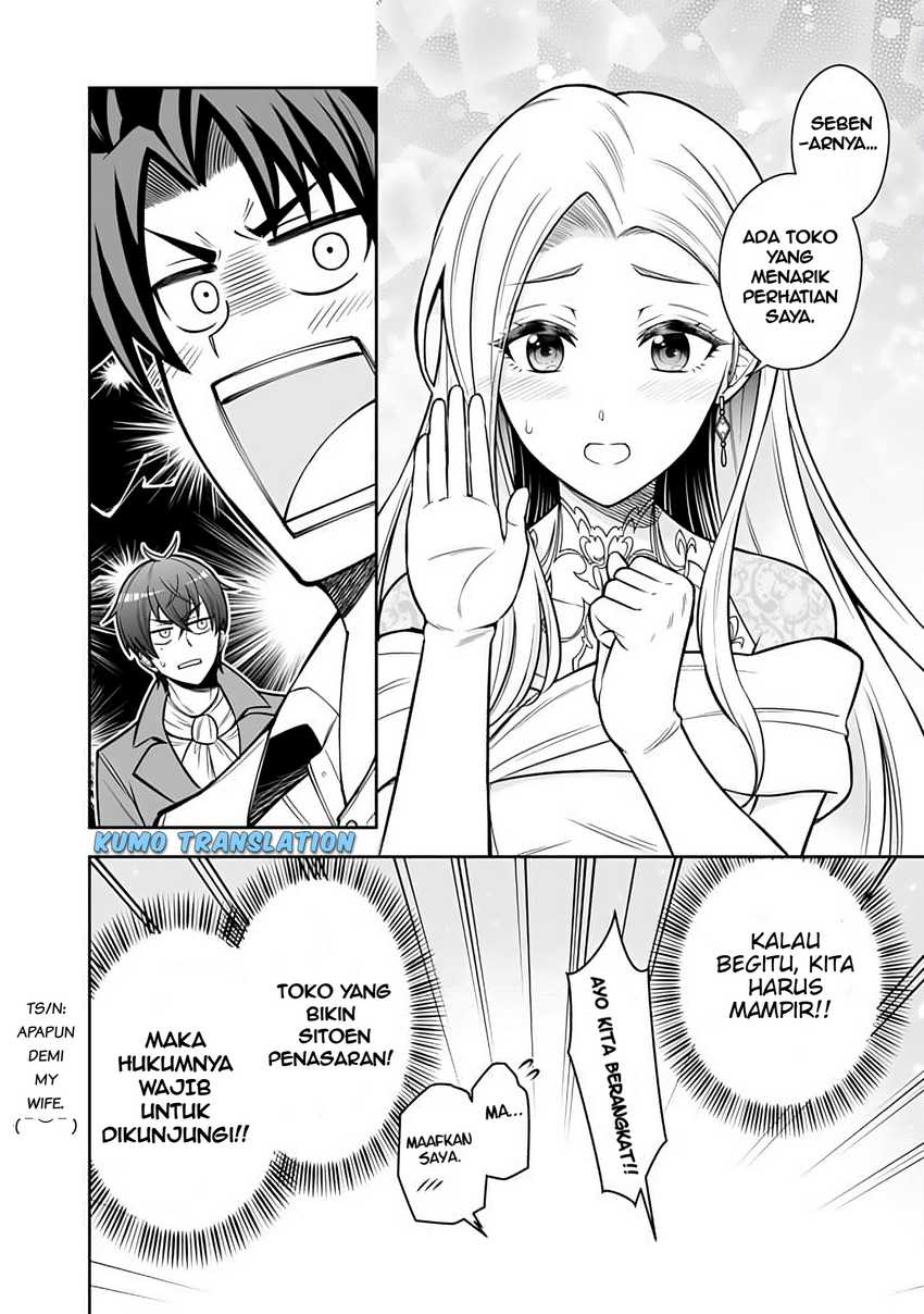 Rinkoku kara Kita Yome ga Kawaisugite Doushiyou Chapter 12.1 Bahasa Indonesia