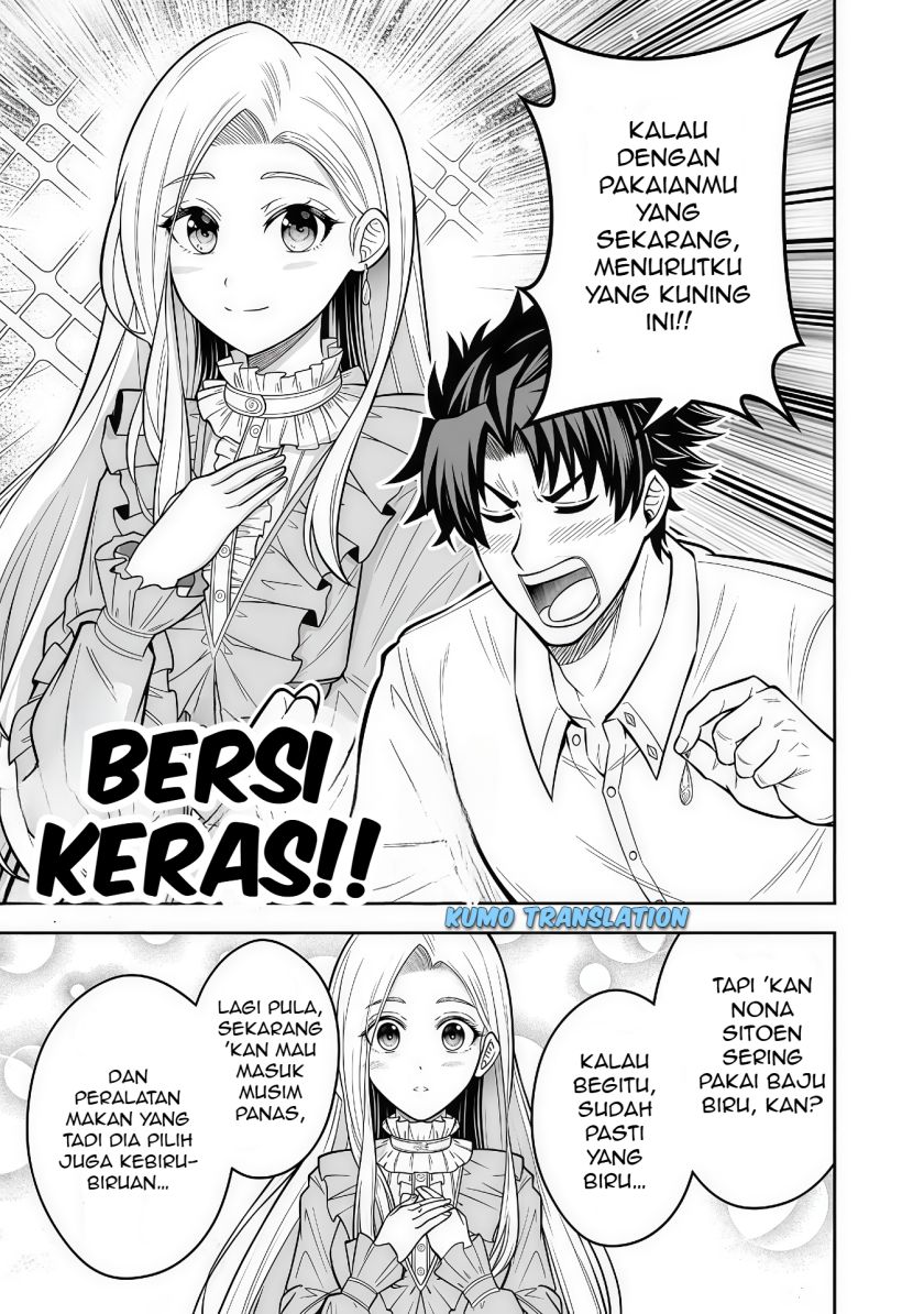 Rinkoku kara Kita Yome ga Kawaisugite Doushiyou Chapter 12.2 Bahasa Indonesia