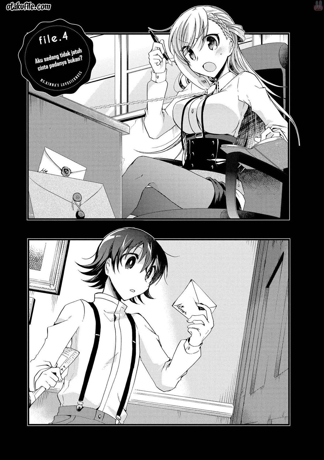 Rinna Keibu wa Iki ga dekinai Chapter 04 Bahasa Indonesia