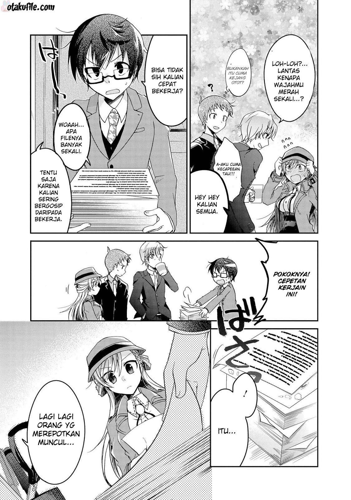 Rinna Keibu wa Iki ga dekinai Chapter 04 Bahasa Indonesia