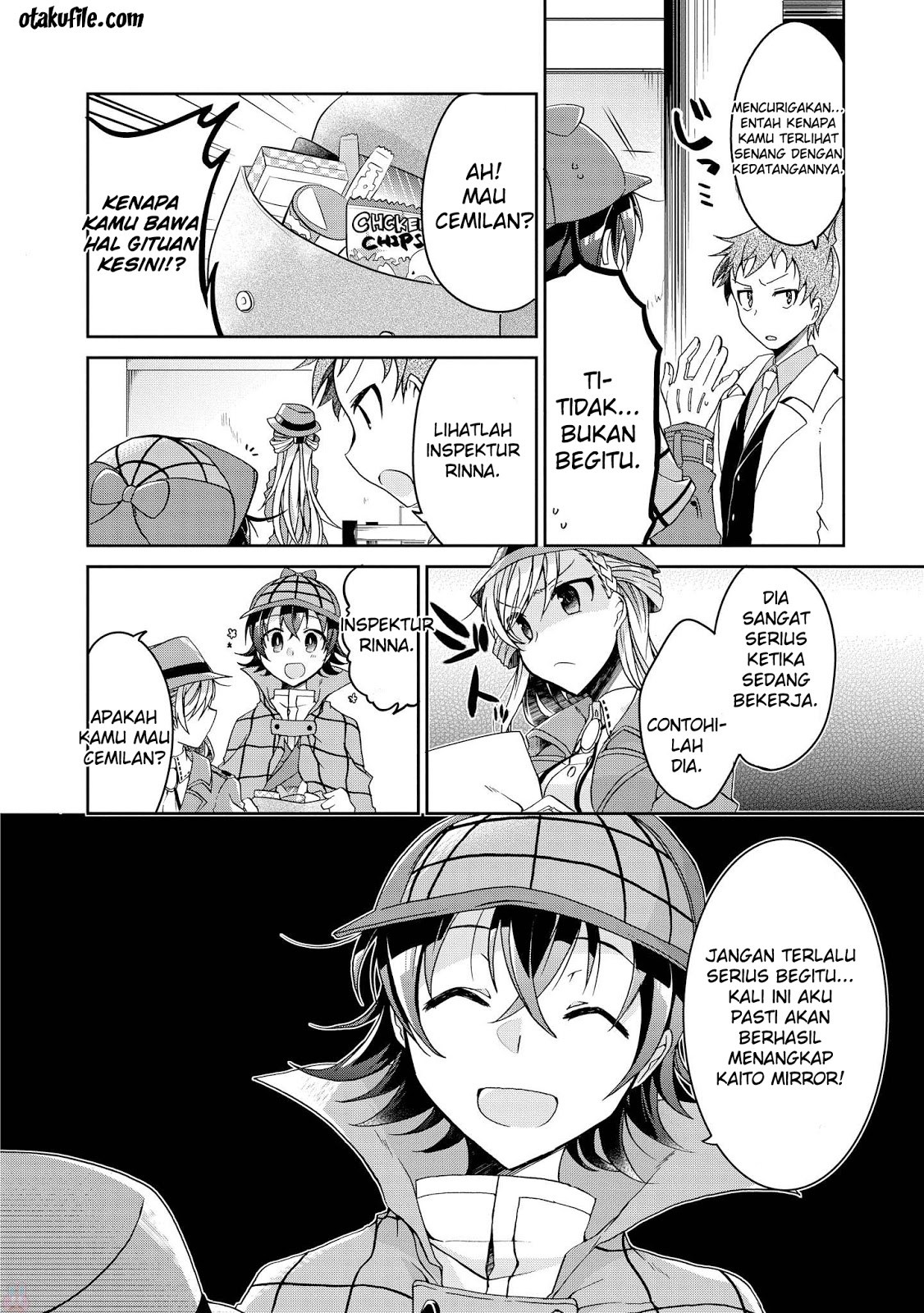 Rinna Keibu wa Iki ga dekinai Chapter 04 Bahasa Indonesia