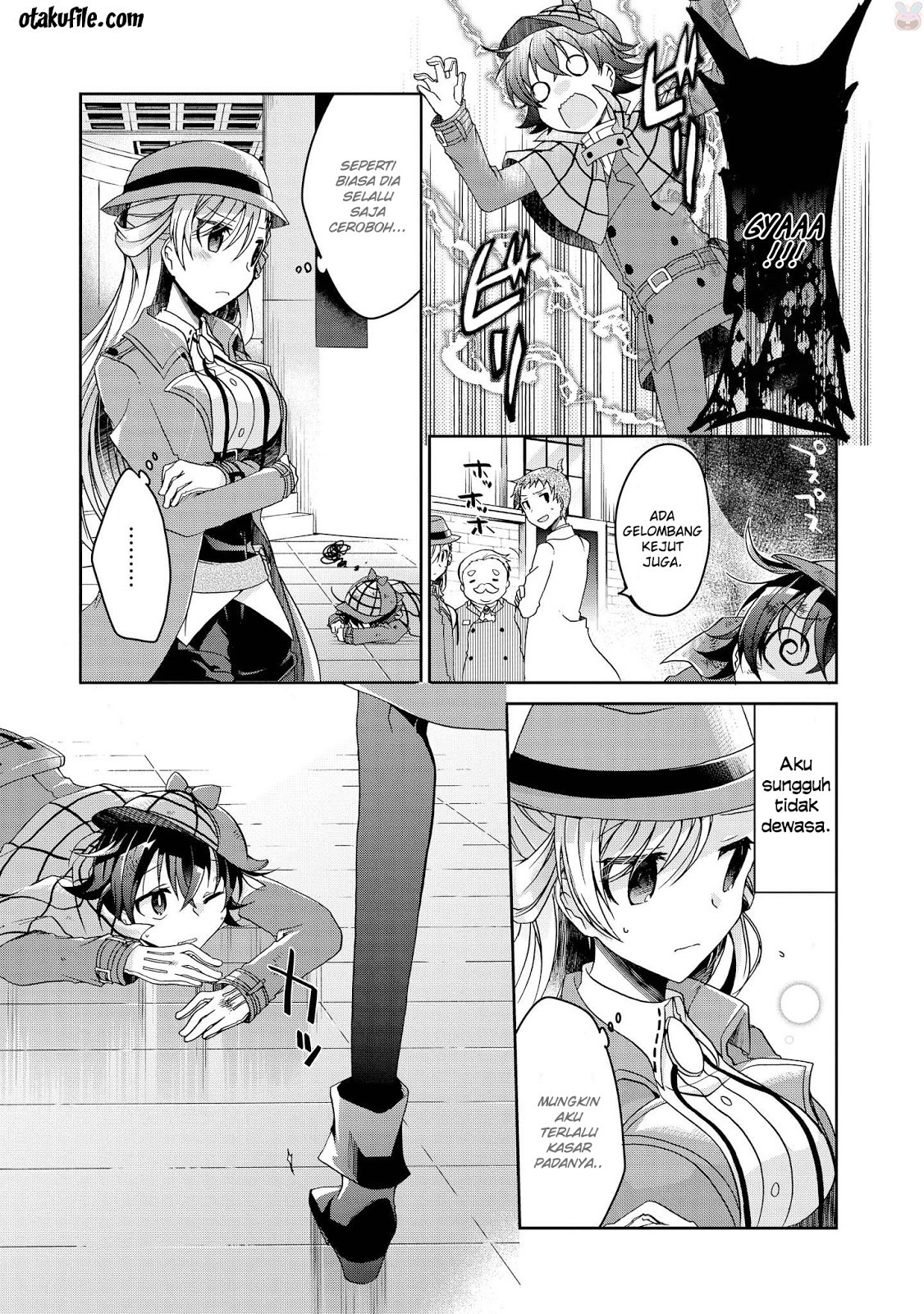 Rinna Keibu wa Iki ga dekinai Chapter 04 Bahasa Indonesia