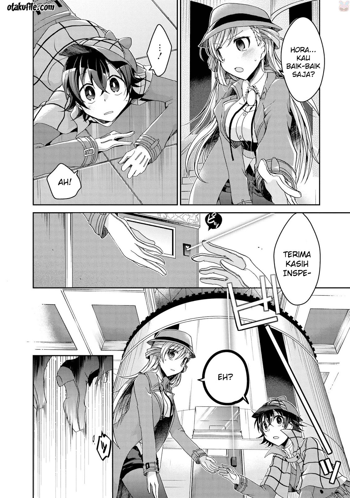 Rinna Keibu wa Iki ga dekinai Chapter 04 Bahasa Indonesia