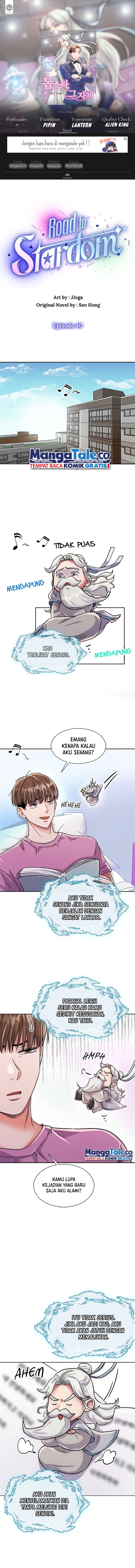 Road to Stardom Chapter 40 Bahasa Indonesia