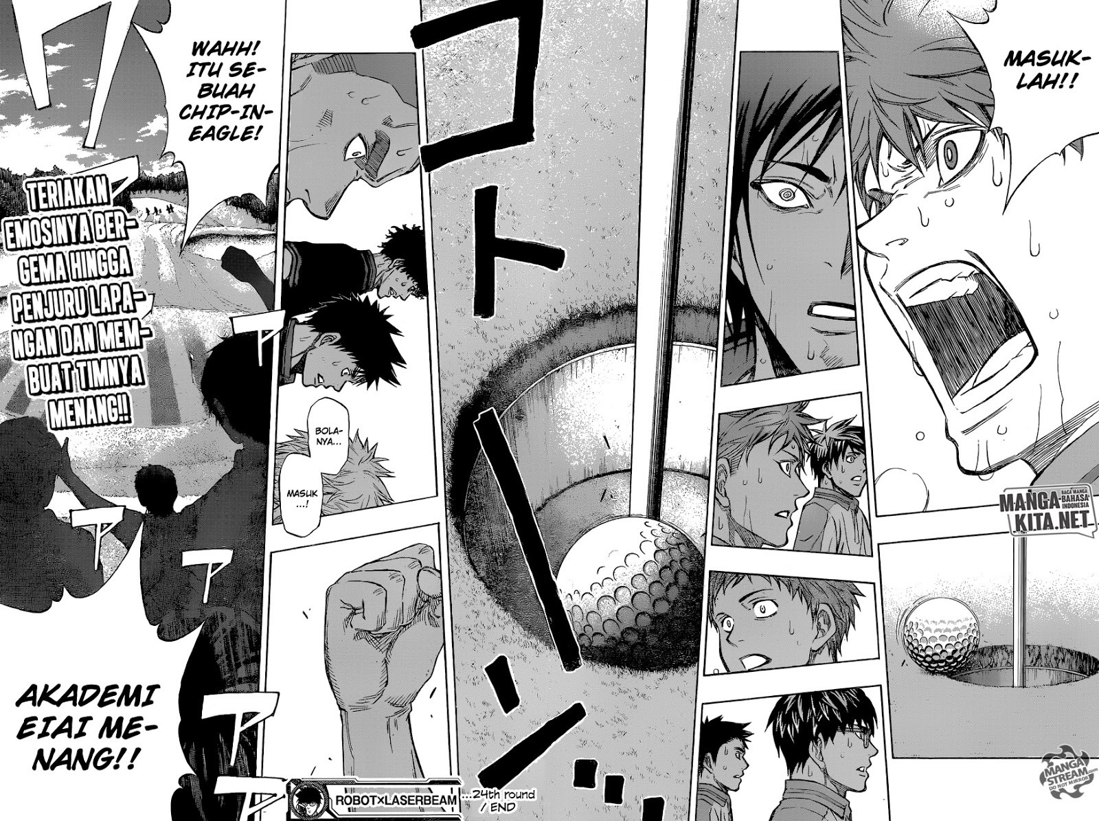 Robot x Laserbeam Chapter 24 Bahasa Indonesia
