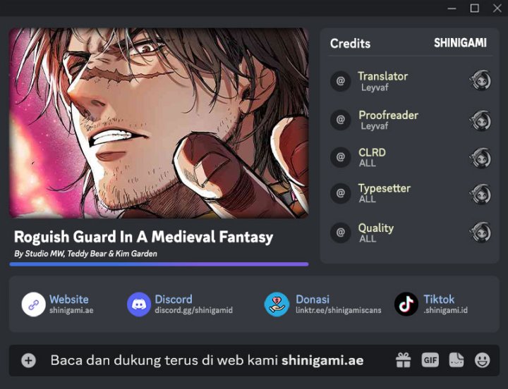 Roguish Guard in a Medieval Fantasy Chapter 23 Bahasa Indonesia