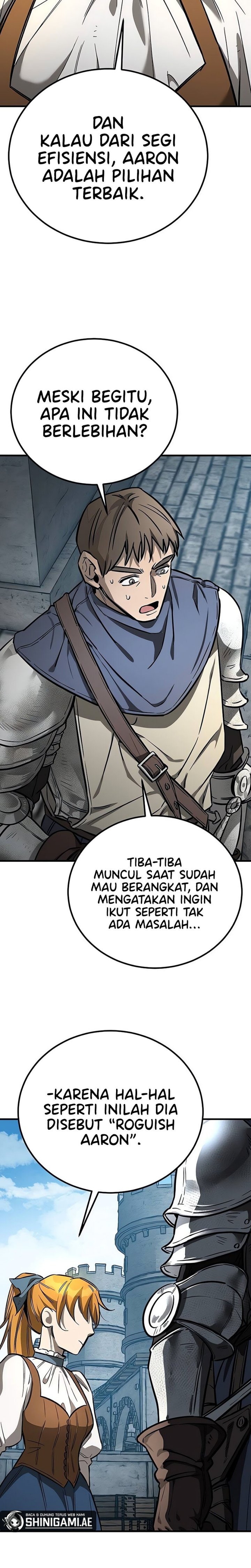 Roguish Guard in a Medieval Fantasy Chapter 23 Bahasa Indonesia