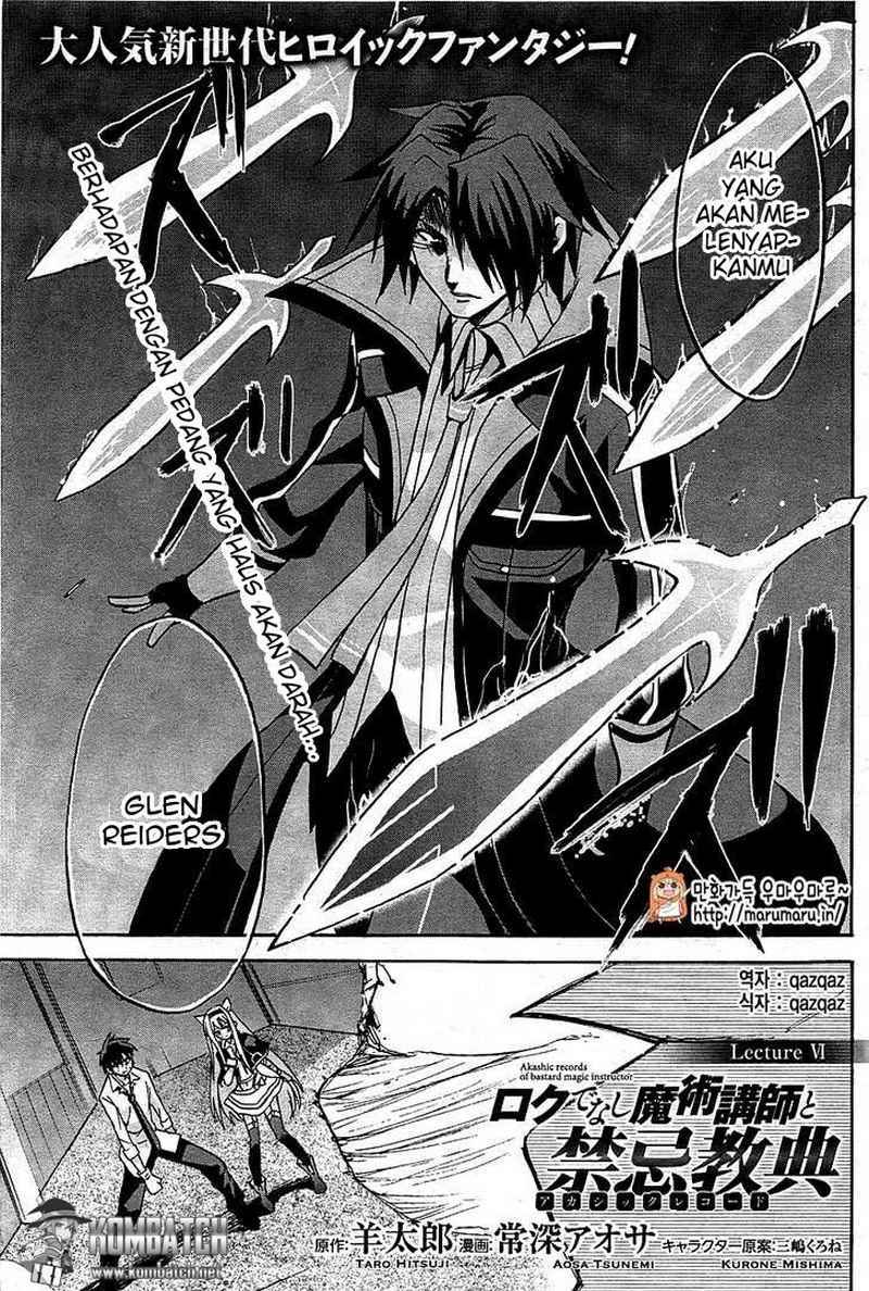 Roku de Nashi Majutsu Koushi to Kinki Kyouten chapter 6