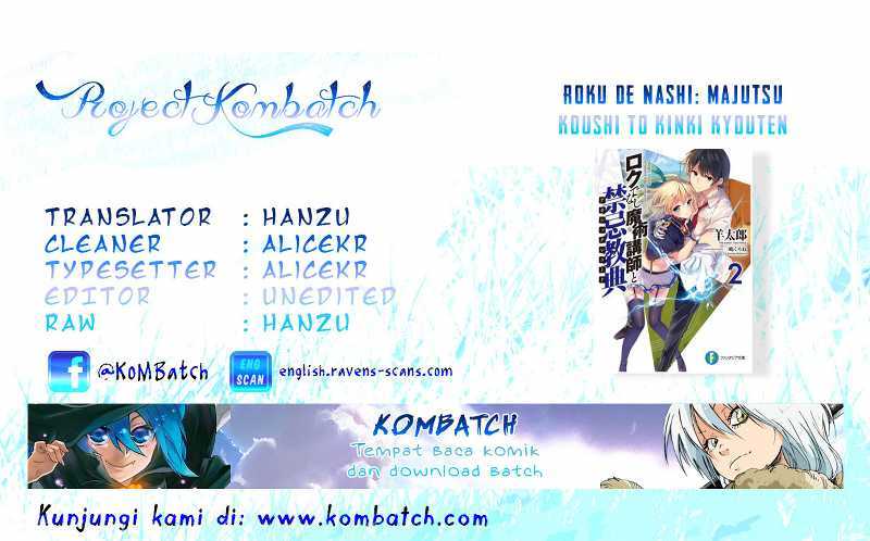 Roku de Nashi Majutsu Koushi to Kinki Kyouten chapter 13