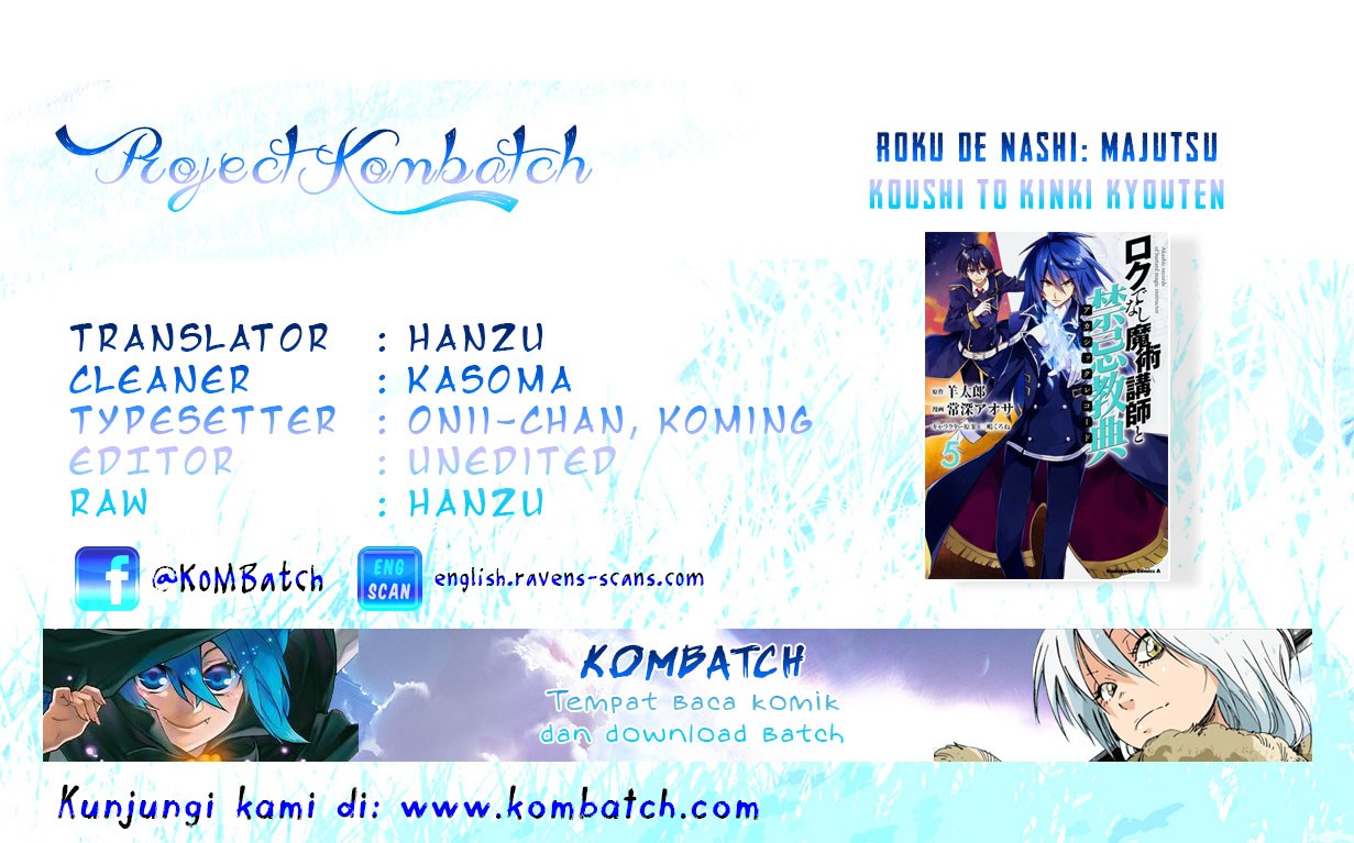 Roku de Nashi Majutsu Koushi to Kinki Kyouten chapter 19