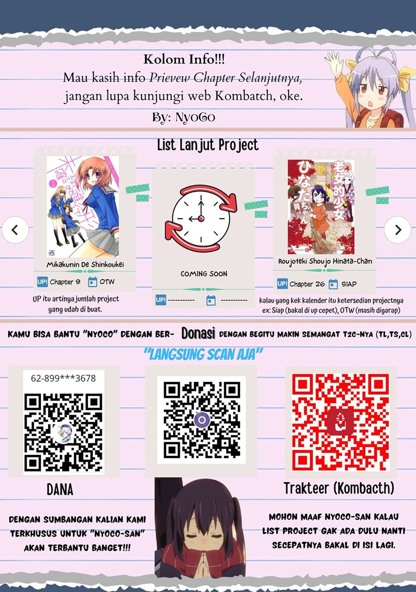 Roujoteki Shoujo Hinata-chan Chapter 25.5 Bahasa Indonesia