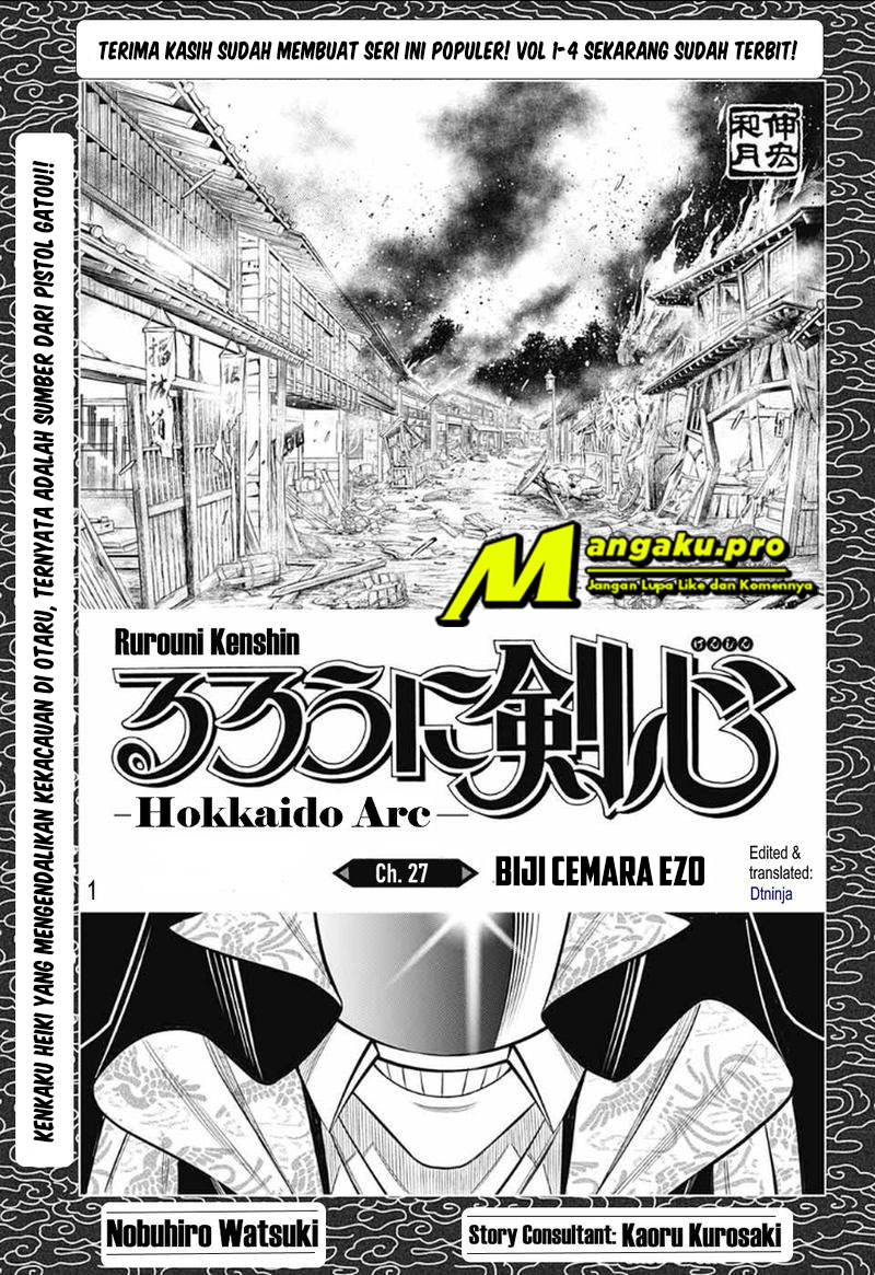 Rurouni Kenshin: Meiji Kenkaku Romantan – Hokkaido-hen Chapter 27 Bahasa Indonesia