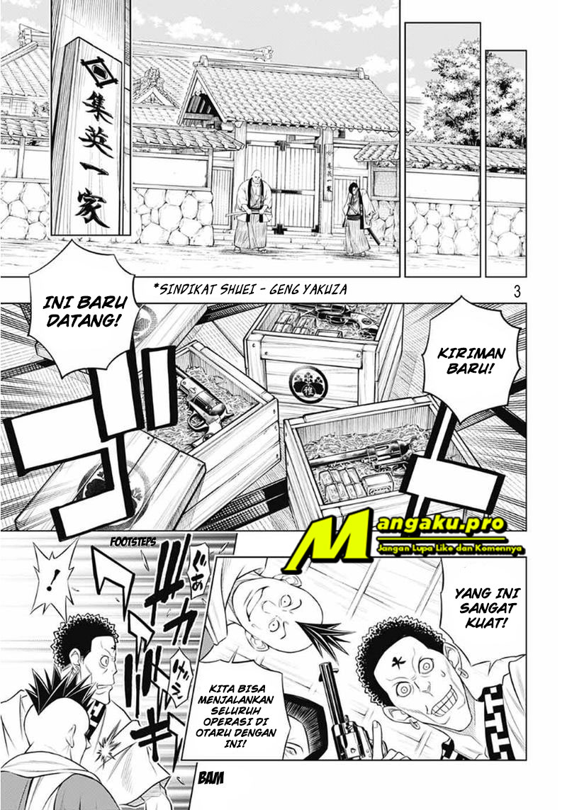 Rurouni Kenshin: Meiji Kenkaku Romantan – Hokkaido-hen Chapter 27 Bahasa Indonesia