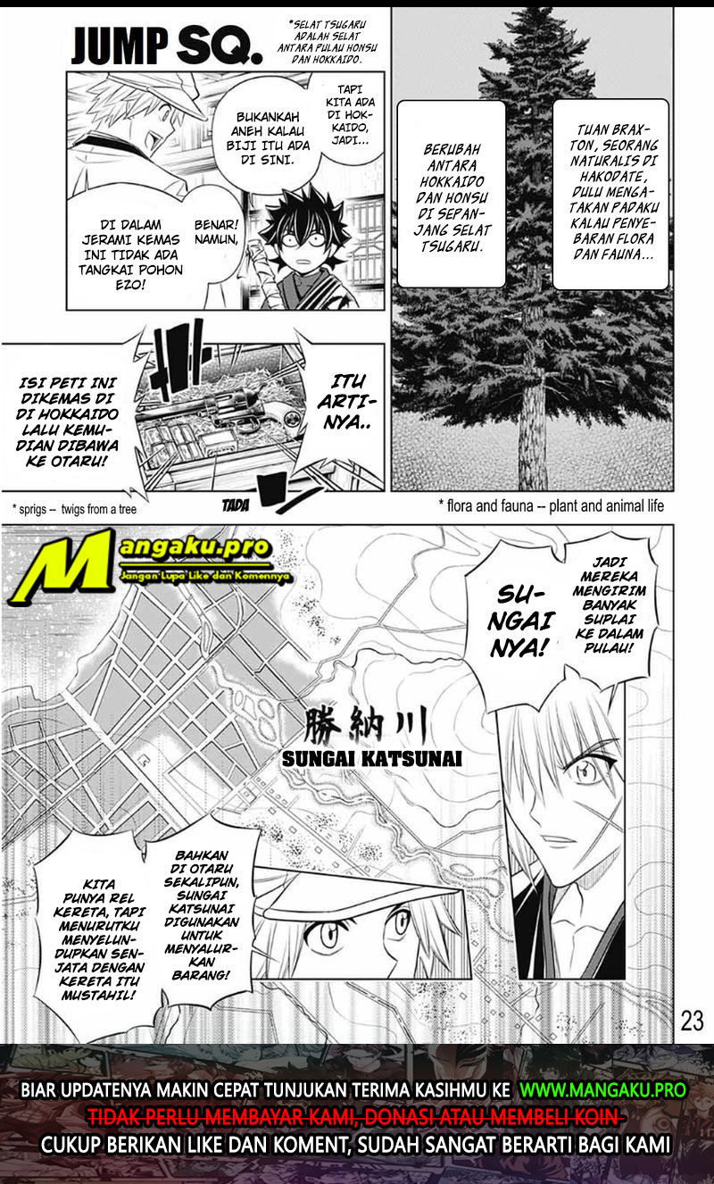 Rurouni Kenshin: Meiji Kenkaku Romantan – Hokkaido-hen Chapter 27 Bahasa Indonesia