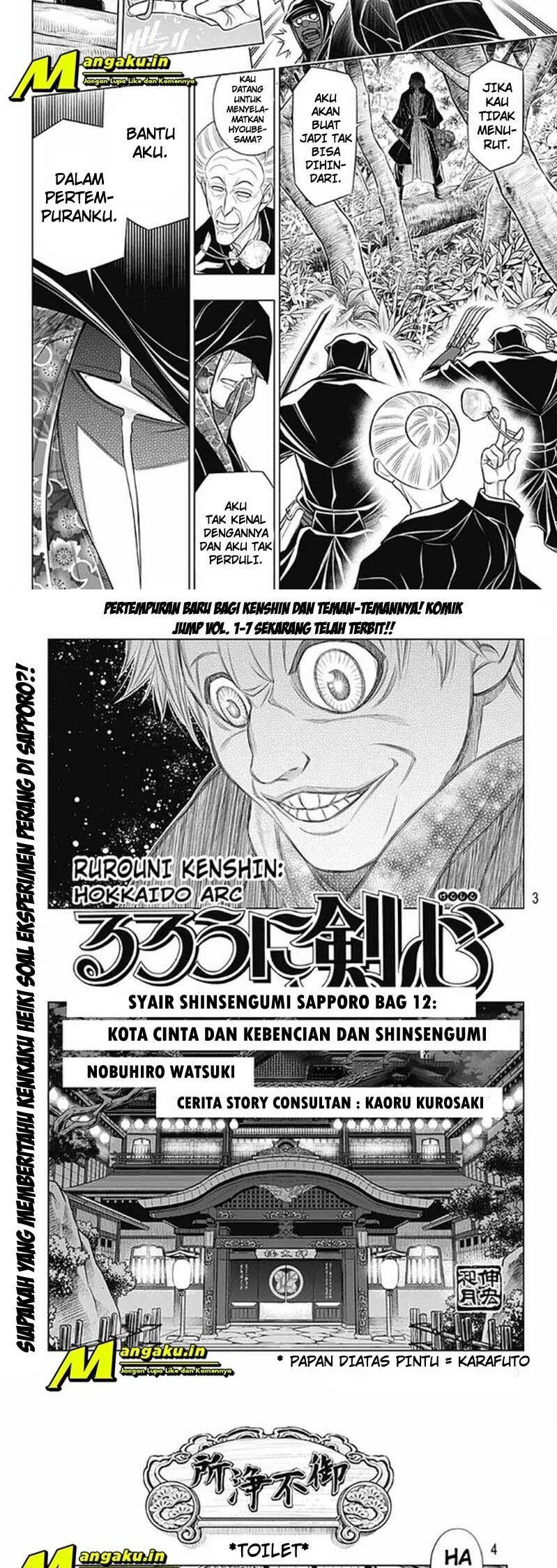 Rurouni Kenshin: Meiji Kenkaku Romantan – Hokkaido-hen Chapter 47 Bahasa Indonesia