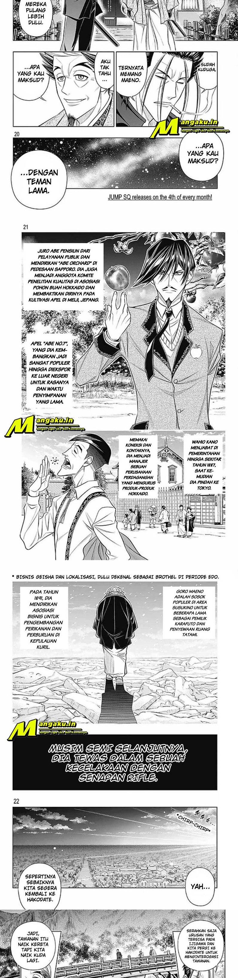 Rurouni Kenshin: Meiji Kenkaku Romantan – Hokkaido-hen Chapter 47 Bahasa Indonesia