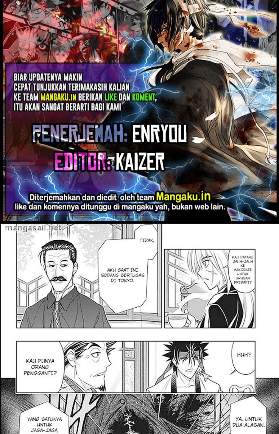 Rurouni Kenshin: Meiji Kenkaku Romantan – Hokkaido-hen chapter 49