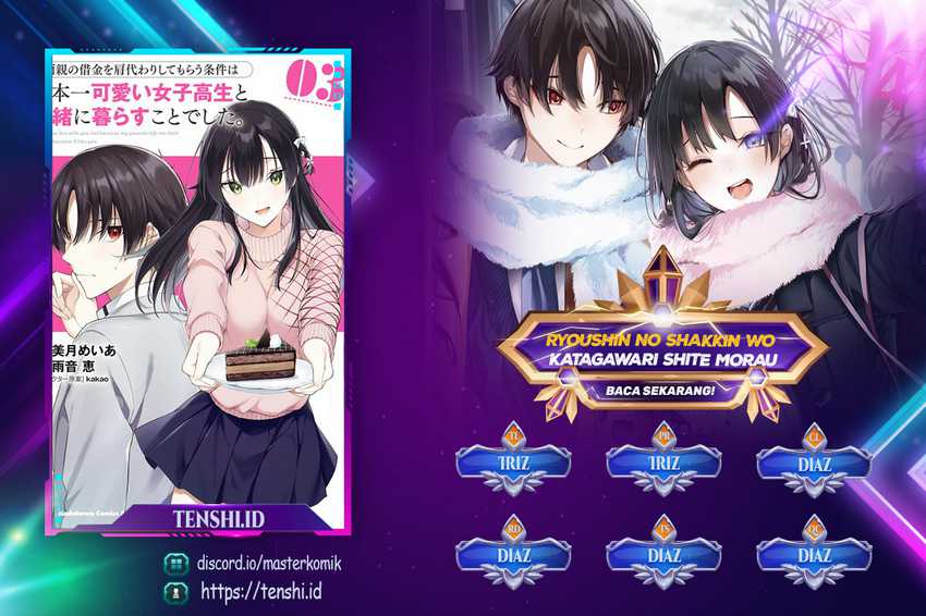 Ryoushin no Shakkin wo Katagawari Shite Morau Jouken wa Nihon’ichi Kawaii Joshikousei to Issho ni Kurasu Koto Deshita Chapter 22 Bahasa Indonesia