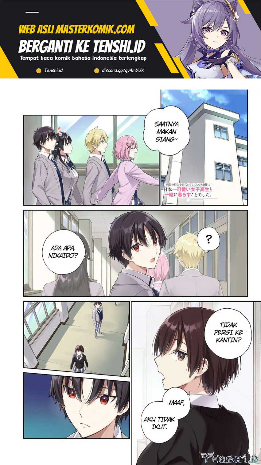 Ryoushin no Shakkin wo Katagawari Shite Morau Jouken wa Nihon’ichi Kawaii Joshikousei to Issho ni Kurasu Koto Deshita Chapter 22 Bahasa Indonesia