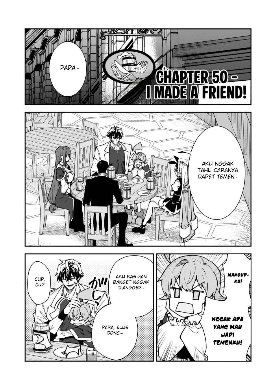 S Rank Boukensha de aru Ore no Musume-tachi wa Juudo no Father Con deshita Chapter 50 Bahasa Indonesia