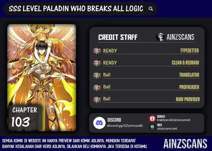 SSS-Level Paladin Who Breaks All Logic chapter 103