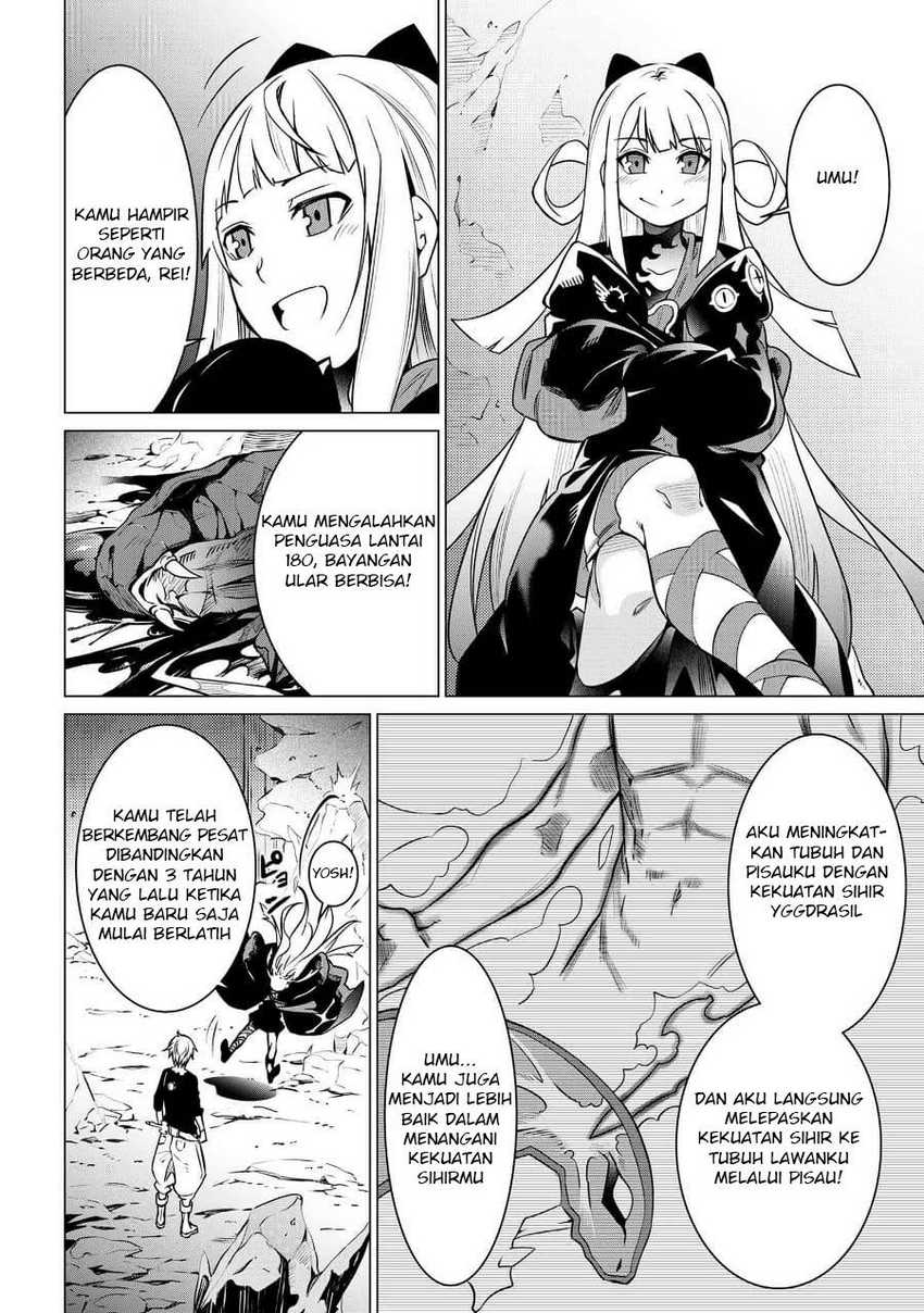 SSS Rank Dungeon de Knife Ippon Tewatasare Tsuihou Sareta Shiro Madoushi Chapter 02.2 Bahasa Indonesia