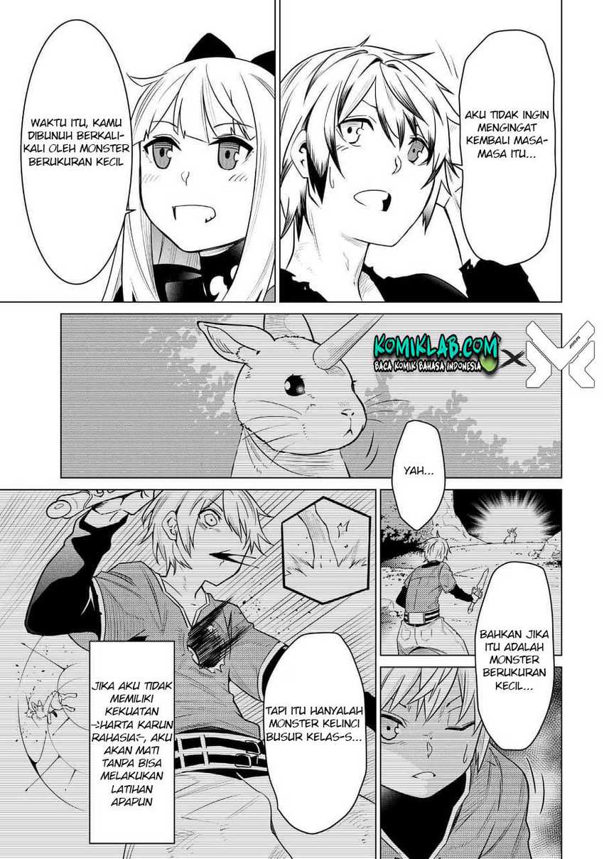 SSS Rank Dungeon de Knife Ippon Tewatasare Tsuihou Sareta Shiro Madoushi Chapter 02.2 Bahasa Indonesia