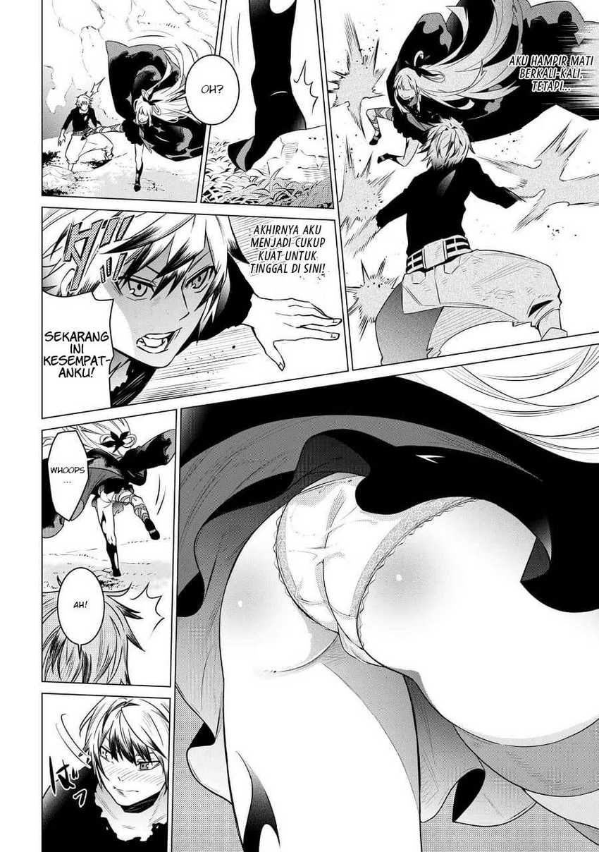 SSS Rank Dungeon de Knife Ippon Tewatasare Tsuihou Sareta Shiro Madoushi Chapter 02.2 Bahasa Indonesia