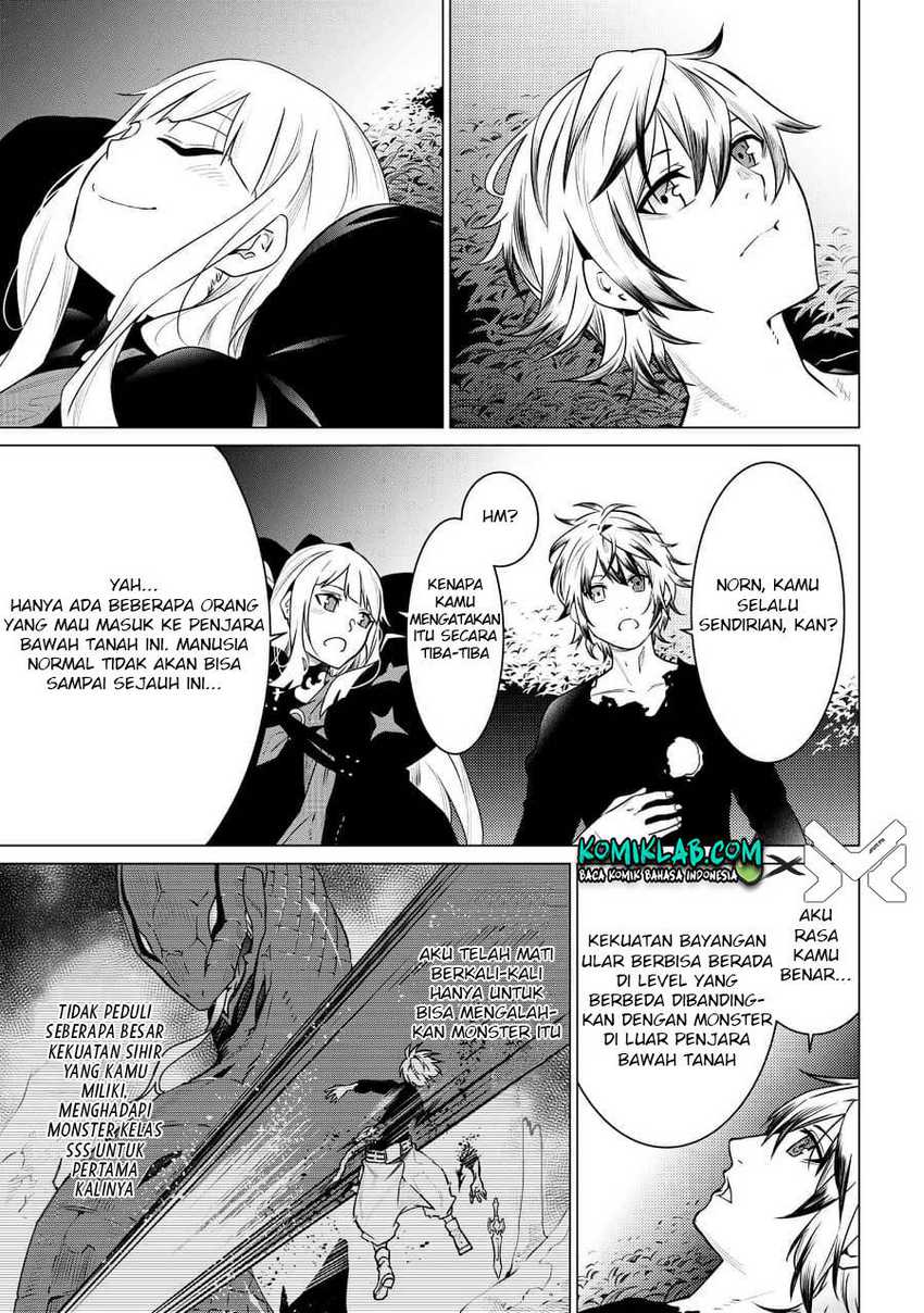 SSS Rank Dungeon de Knife Ippon Tewatasare Tsuihou Sareta Shiro Madoushi Chapter 02.2 Bahasa Indonesia