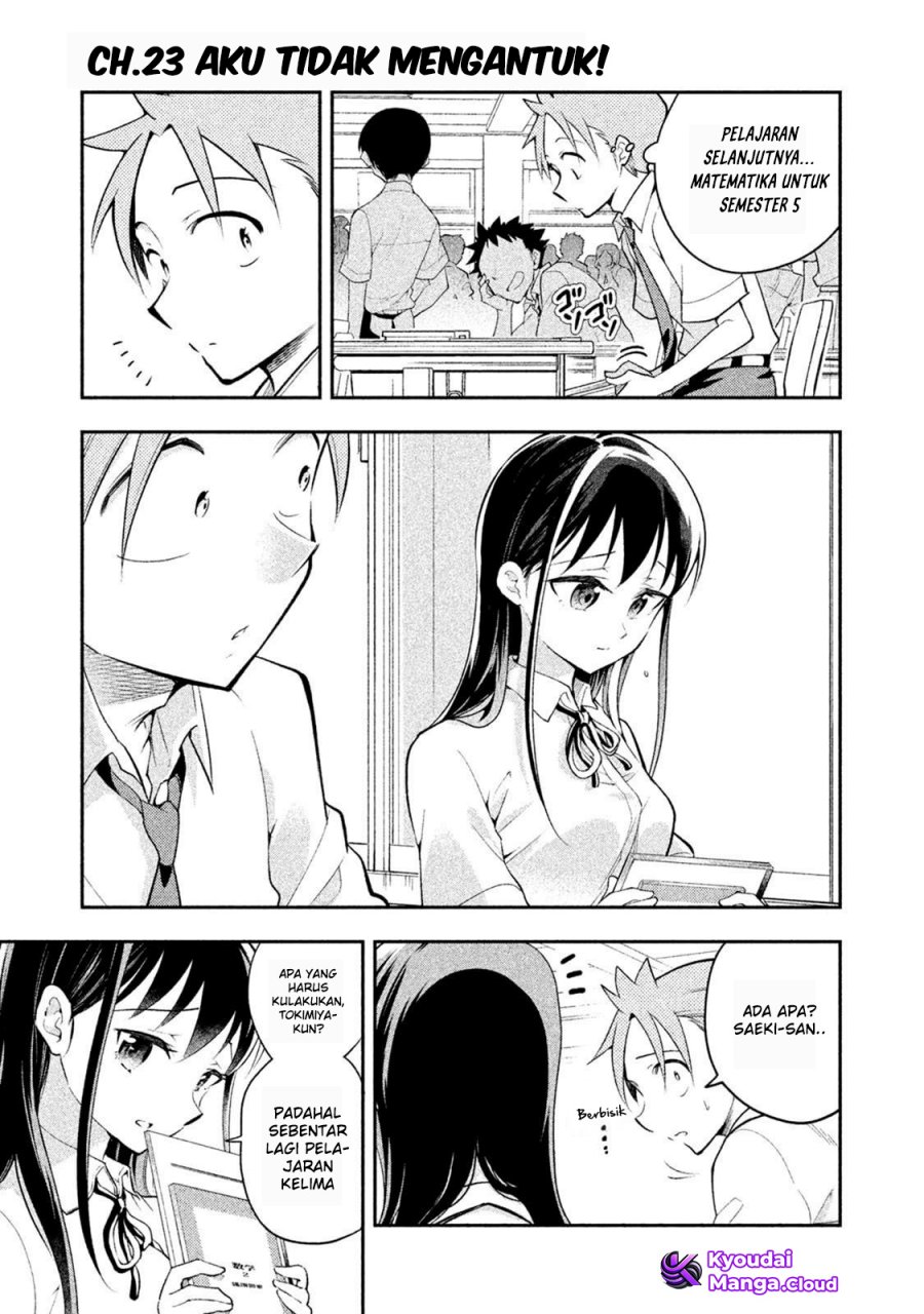 Saeki-san wa Nemutteru Chapter 23 Bahasa Indonesia