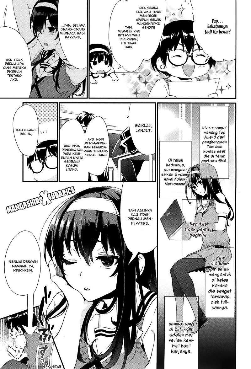 Saenai Heroine no Sodatekata: Koisuru Metronome Chapter 01