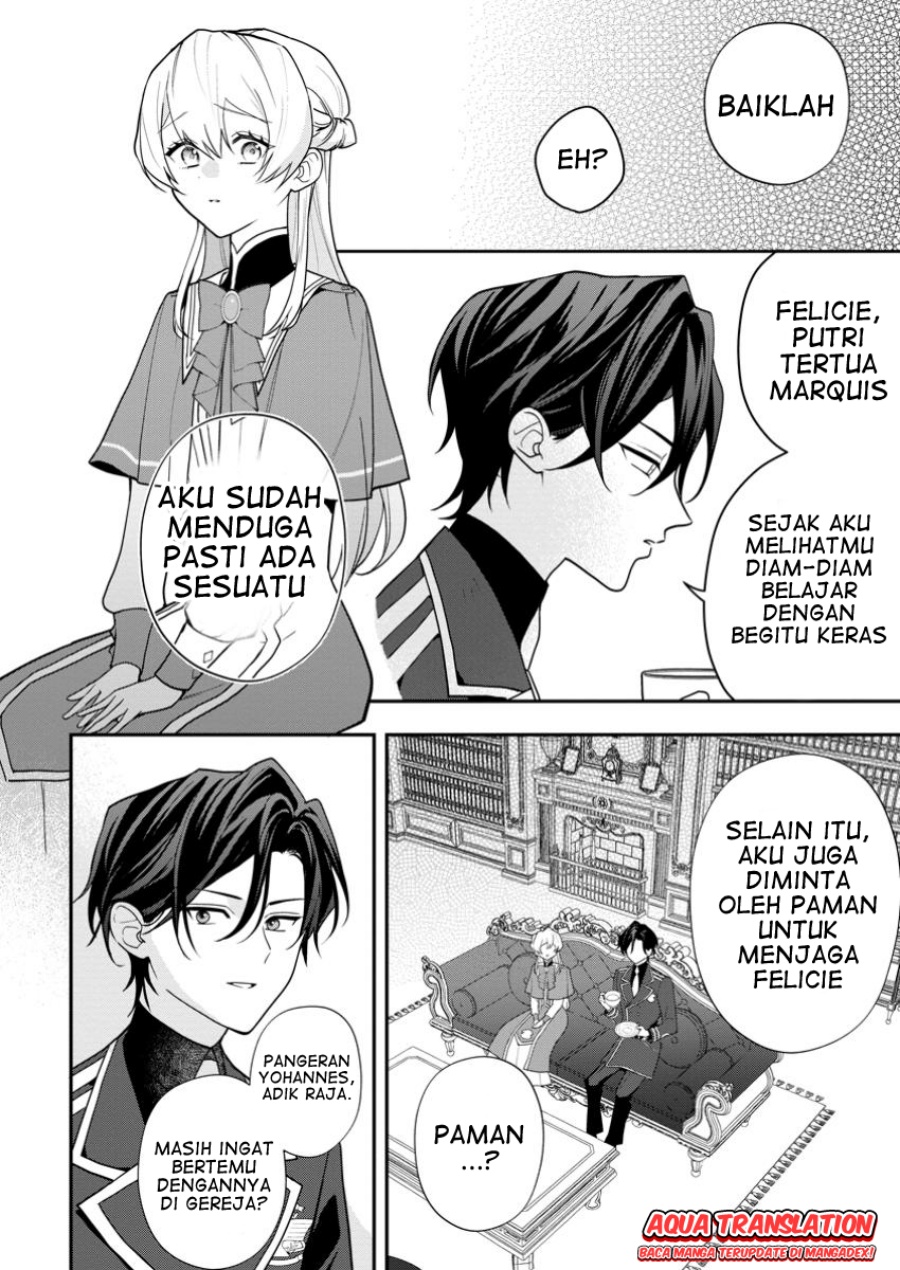 Saenai Kagomochi Reijou Kokou no Ouji-sama ni Misomerareru Chapter 02.3 Bahasa Indonesia