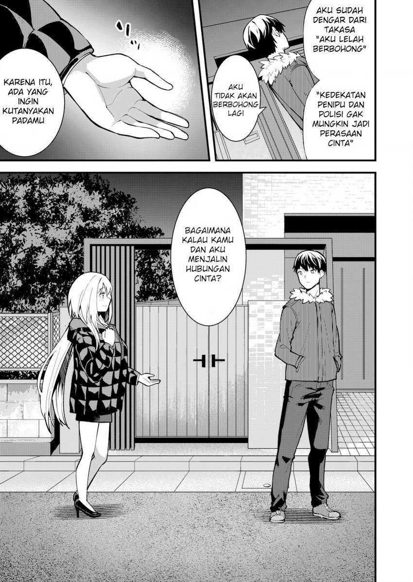 Sagishi to Keisatsukan no Rennai Kyori Chapter 13 Bahasa Indonesia