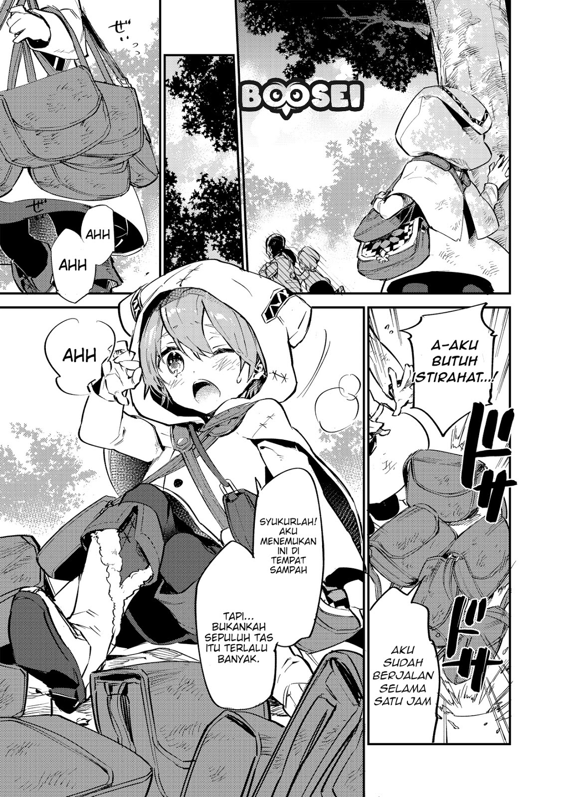 Saijaku Tamer wa Gomi Hiroi no Tabi wo Hajimemashita Chapter 02.1 Bahasa Indonesia