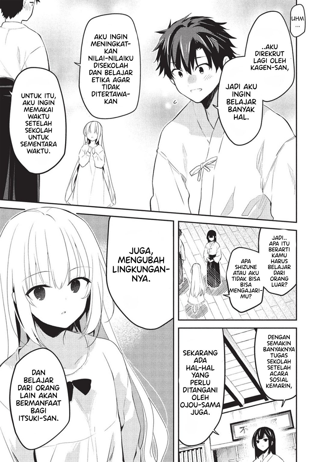 Saijo no Osewa ~Takane no Hana Darakena Meimon Kou de, Gakuin Ichi no Ojou-sama (Seikatsu Noryoku Kaimu) o Kagenagara Osewa suru Koto ni Narimashita~ chapter 25