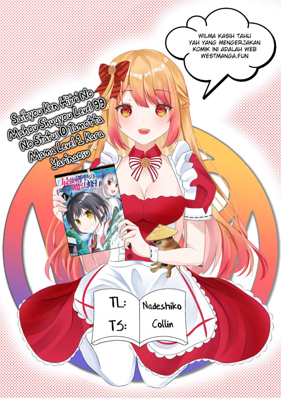 Saikyou Ken Hijiri No Mahou Shugyou: Level 99 No Status O Tamotta Mama Level 1 Kara Yarinaosu Chapter 15 Bahasa Indonesia