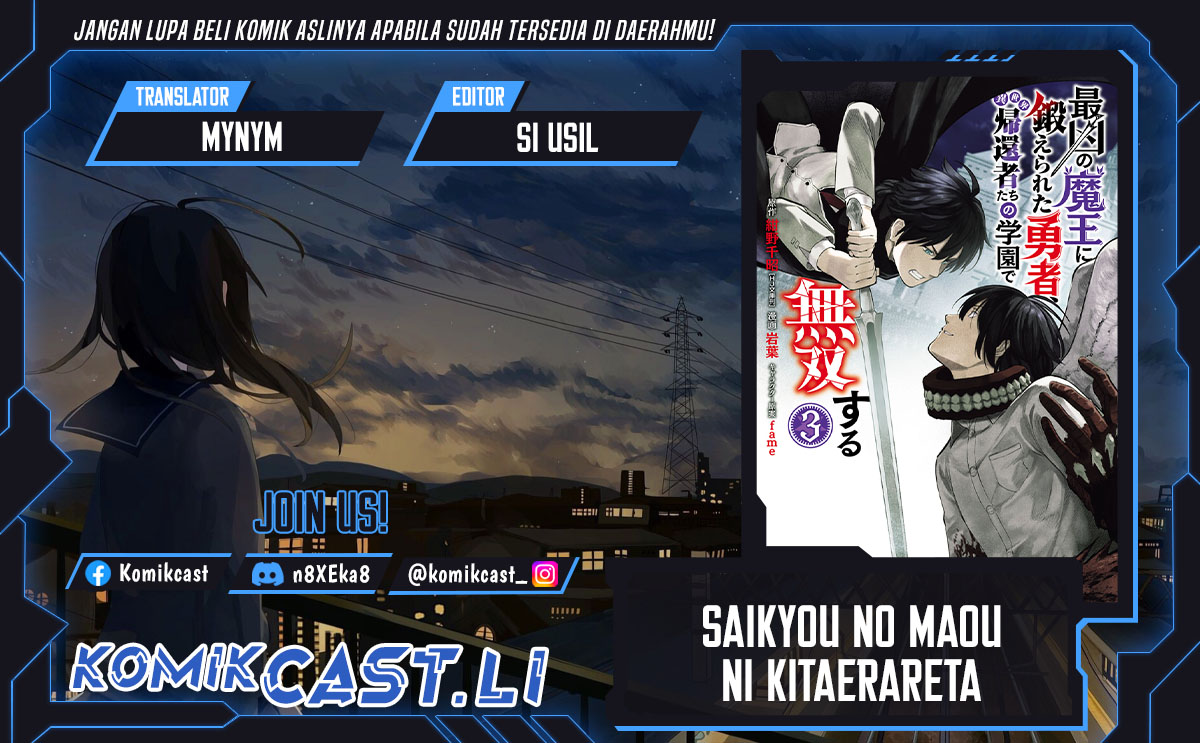 Saikyou no Maou ni Kitaerareta Yuusha Chapter 36 Bahasa Indonesia