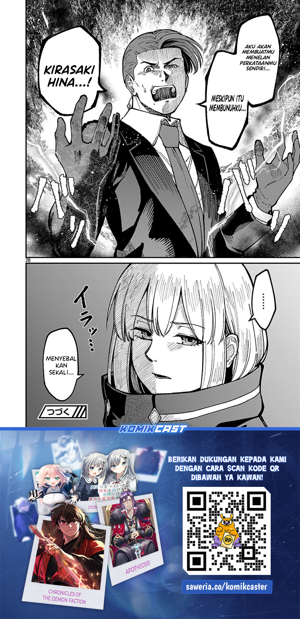 Saikyou no Maou ni Kitaerareta Yuusha Chapter 36 Bahasa Indonesia