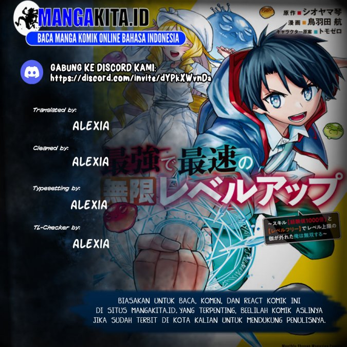 Saikyou de Saisoku no Mugen Level Up Chapter 34 Bahasa Indonesia