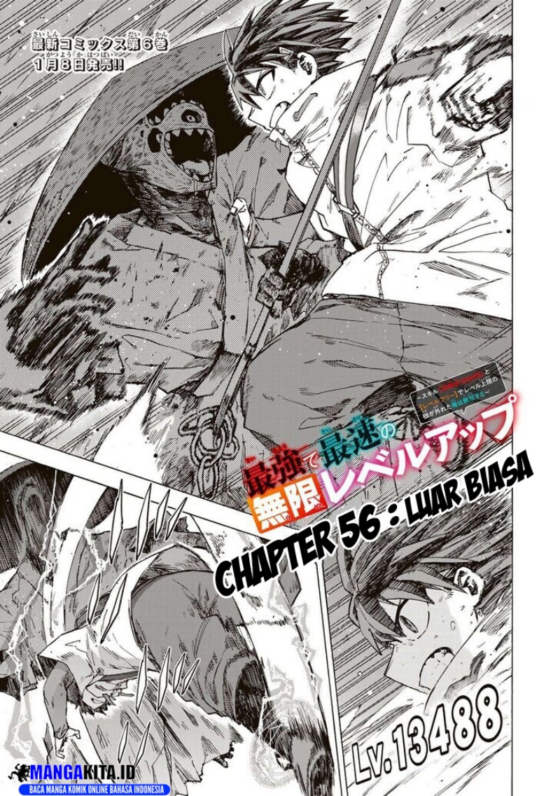 Saikyou de Saisoku no Mugen Level Up chapter 56