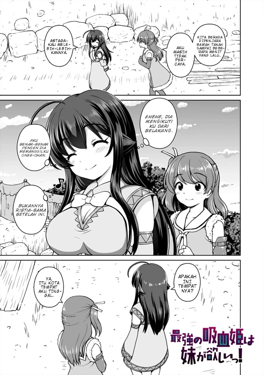 Saikyou no Kyuuketsuhime wa Imouto ga Hoshii!! Chapter 03 Bahasa Indonesia