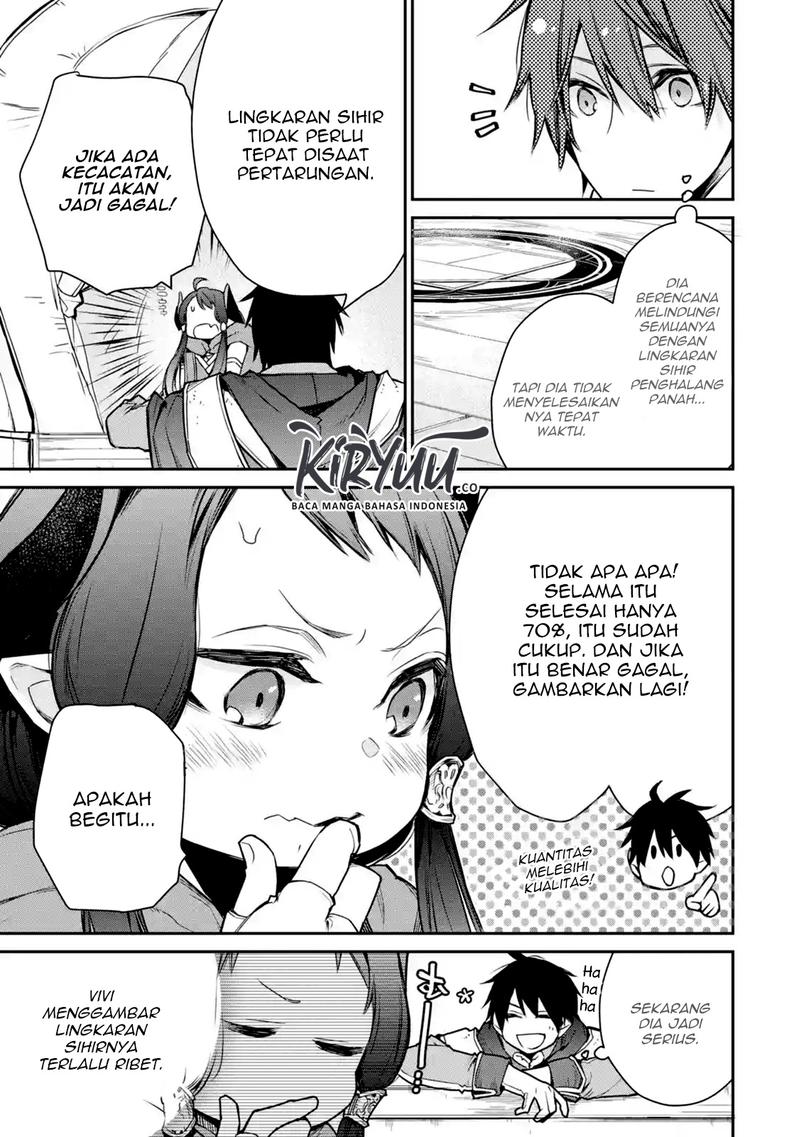 Saikyou no Madoshi. Hisa ni Ya wo Ukete Shimatta no de Inaka no Eihei ni Naru chapter 8