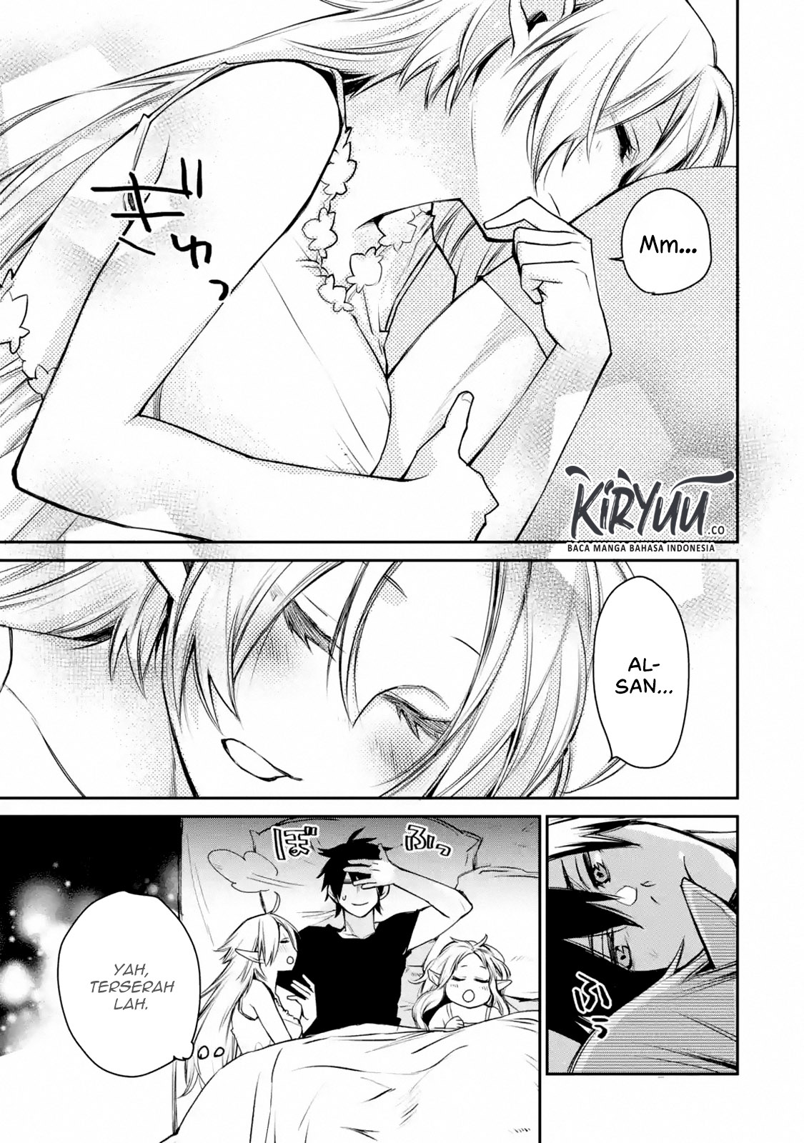 Saikyou no Madoshi. Hisa ni Ya wo Ukete Shimatta no de Inaka no Eihei ni Naru Chapter 09.2 Bahasa Indonesia