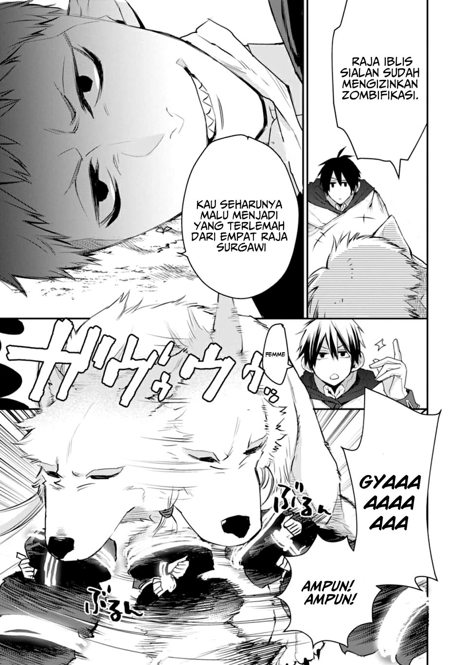 Saikyou no Madoshi. Hisa ni Ya wo Ukete Shimatta no de Inaka no Eihei ni Naru Chapter 20 Bahasa Indonesia
