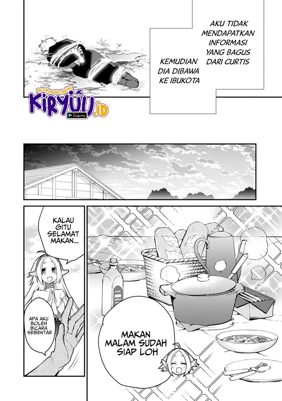 Saikyou no Madoshi. Hisa ni Ya wo Ukete Shimatta no de Inaka no Eihei ni Naru Chapter 20 Bahasa Indonesia