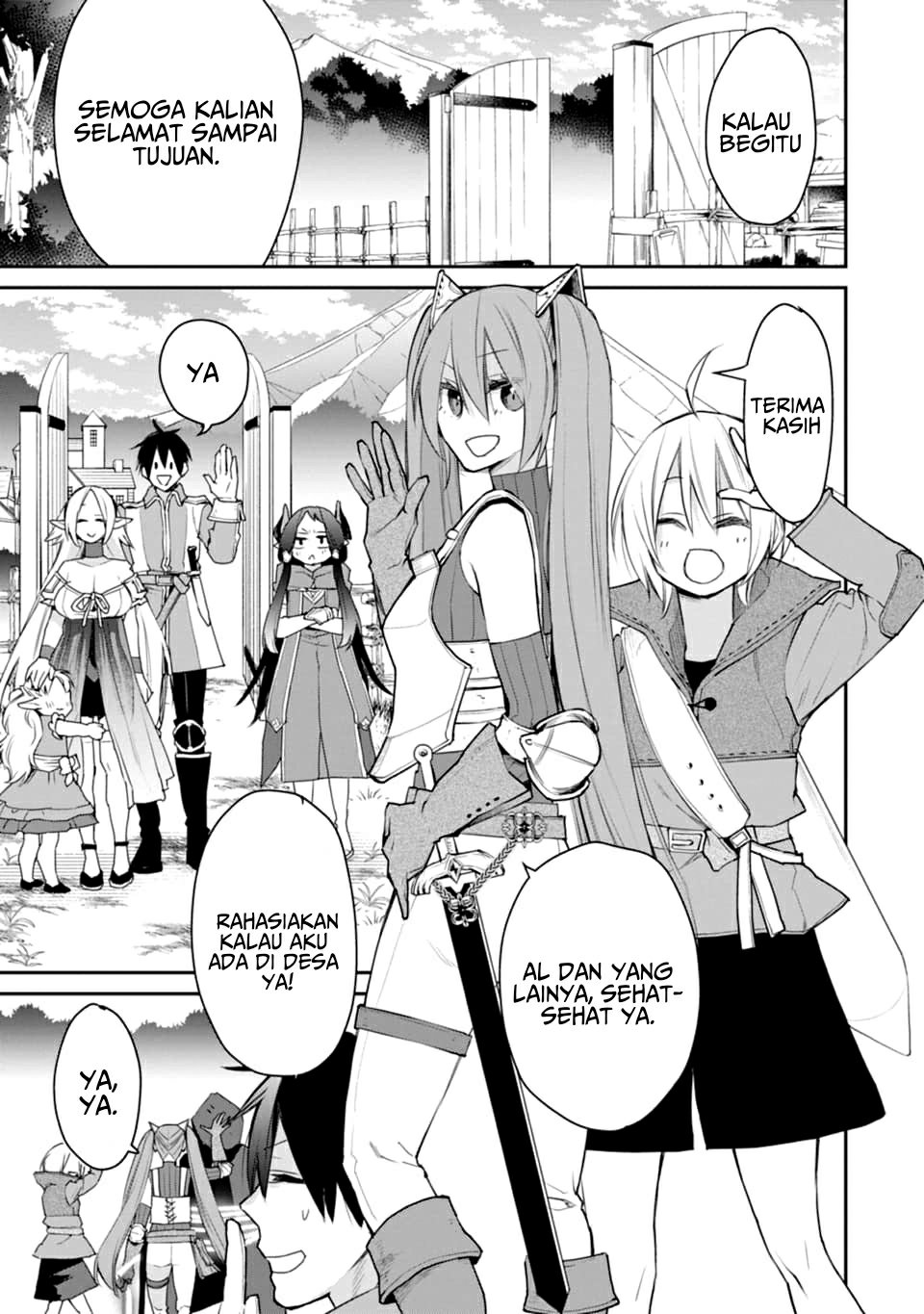 Saikyou no Madoshi. Hisa ni Ya wo Ukete Shimatta no de Inaka no Eihei ni Naru Chapter 20 Bahasa Indonesia