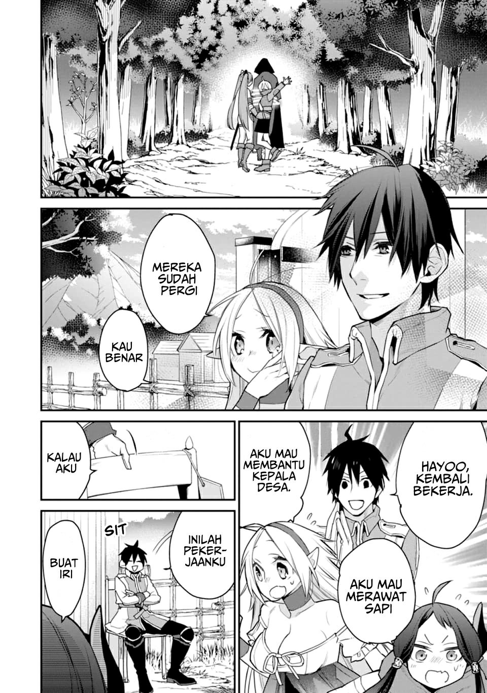 Saikyou no Madoshi. Hisa ni Ya wo Ukete Shimatta no de Inaka no Eihei ni Naru Chapter 20 Bahasa Indonesia