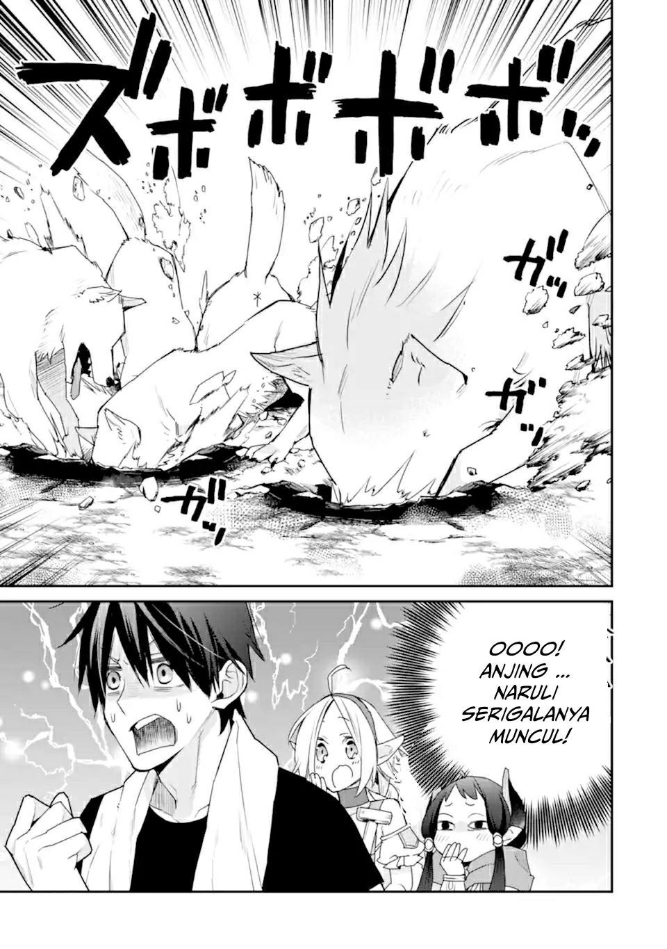Saikyou no Madoshi. Hisa ni Ya wo Ukete Shimatta no de Inaka no Eihei ni Naru Chapter 22.2 Bahasa Indonesia